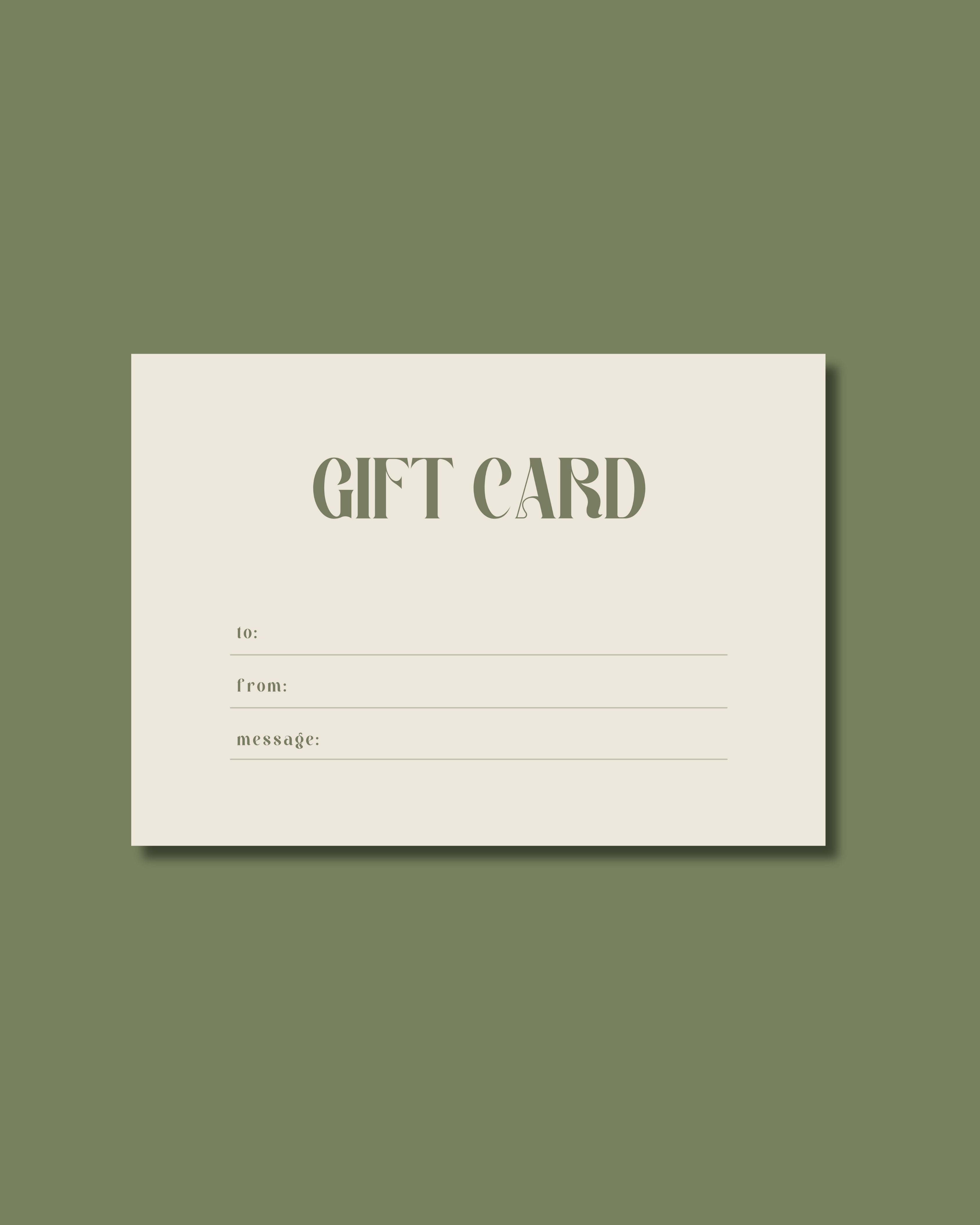 Gift Card